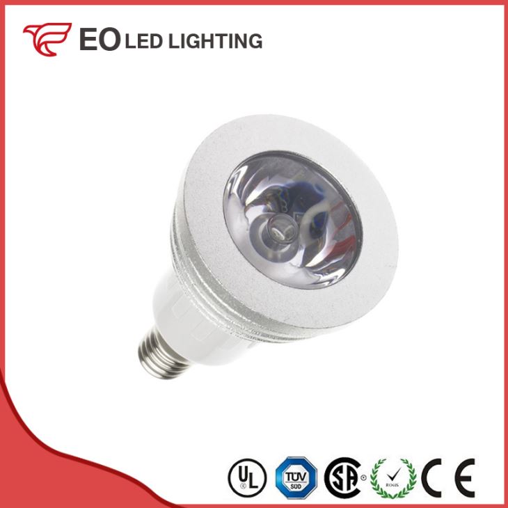 E14 3W RGB LED Bulb