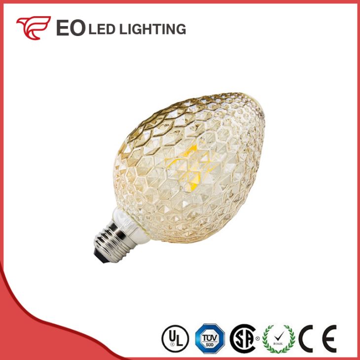 E27 6W LED Pineapple Filament Bulb